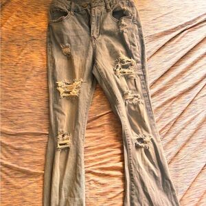 Rue21 Light Blue Distressed Jeans